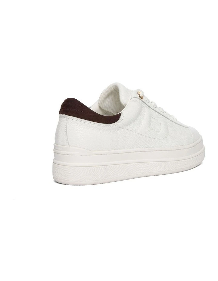 Eden Flatform Sneaker in White image 4