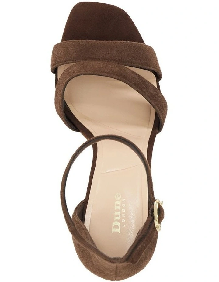 Majestical Jewel Heeled Sandal in Brown image 4