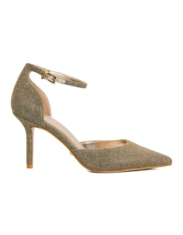 Calmness Ankle Strap Pump in Bronze image 1