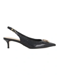 Context Bug Detail Slingback in Black
