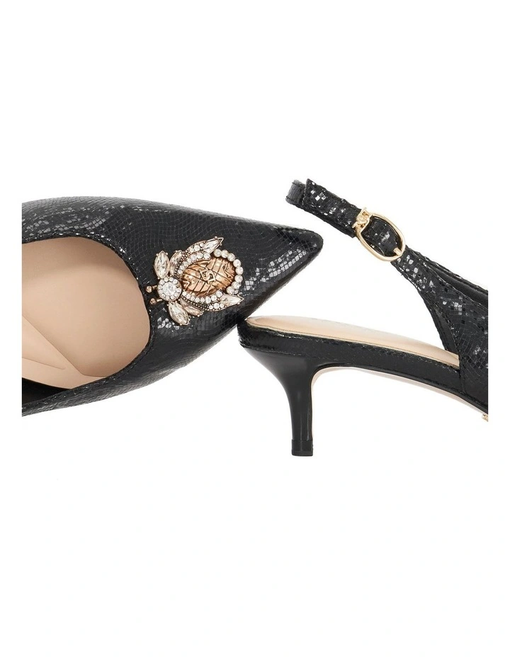 Context Bug Detail Slingback in Black image 5