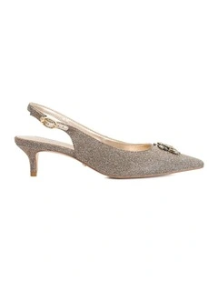 Context Bug Detail Slingback In Bronze