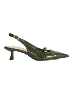 Deserved Mary Jane Slingback Pump in Green