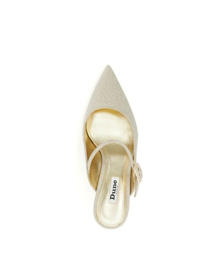 Chronicles Open Mule in Gold image 4