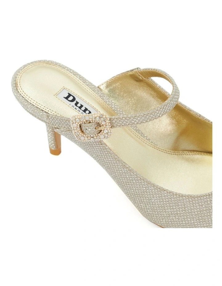 Chronicles Open Mule in Gold image 6