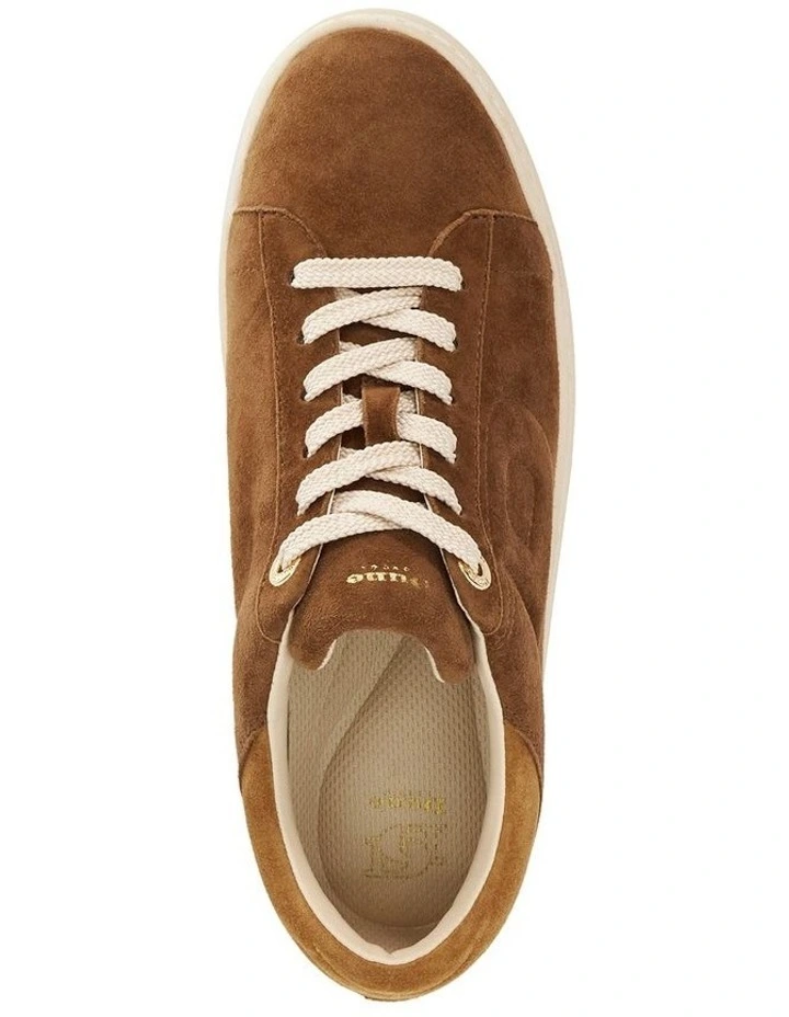 Eden Flatform Sneaker in Dark Tan image 4