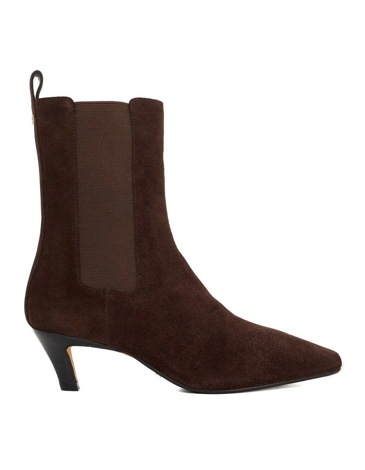 Odele Angle Heel Boot In Brown image 1