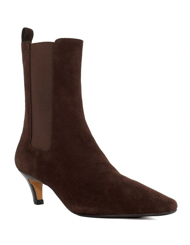 Odele Angle Heel Boot In Brown image 3