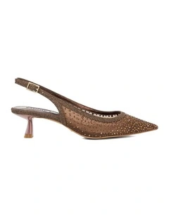 Ciana Slingback Pump In Brown
