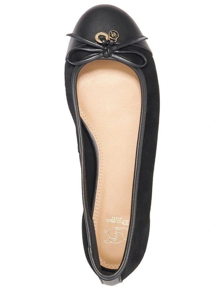 Harpington Ballet Flat in Black image 3