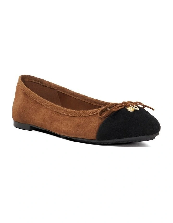 Harpington Ballet Flat in Brown image 2