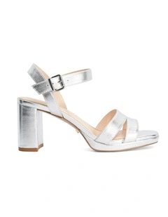 Manifesting Platform Sandal in Silver