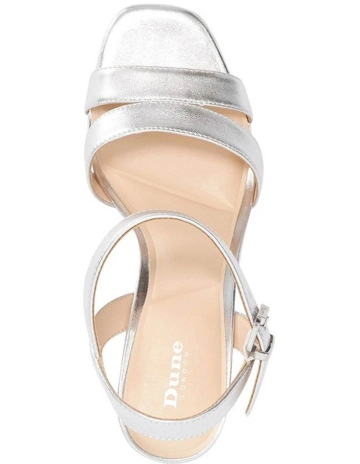 Manifesting Platform Sandal in Silver image 3