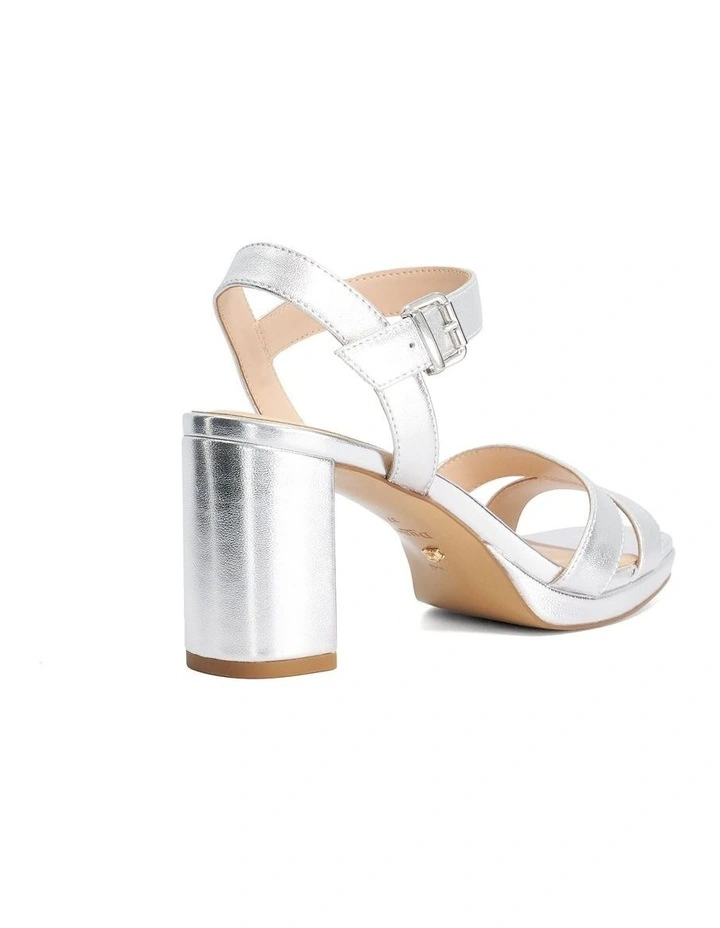 Manifesting Platform Sandal in Silver image 4