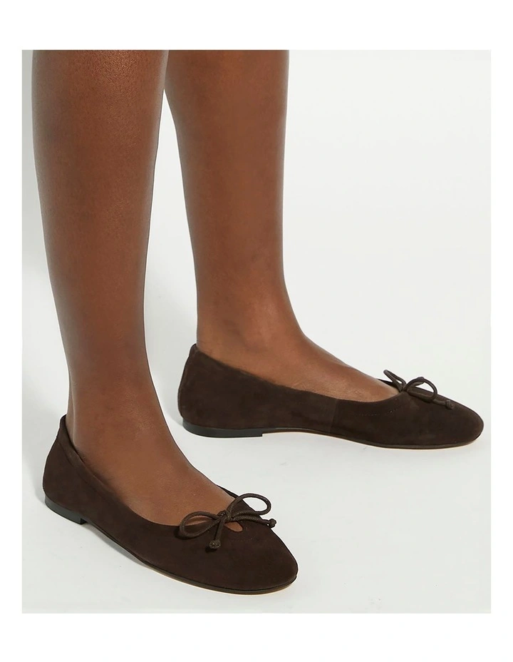 Hilife Ballet Flat in Brown image 2