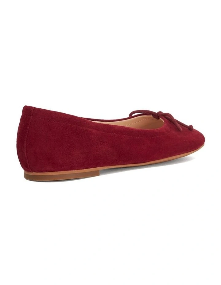 Hilife Ballet Flat in Burgundy image 5