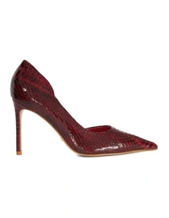 Caden Two Part Court Pump in Red