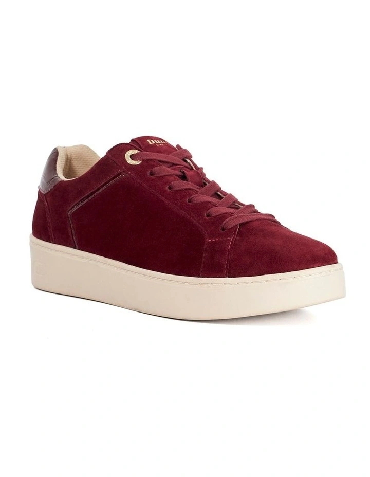 Elli Flatform Shoe In Burgundy image 3
