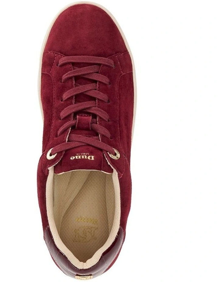 Elli Flatform Shoe In Burgundy image 4