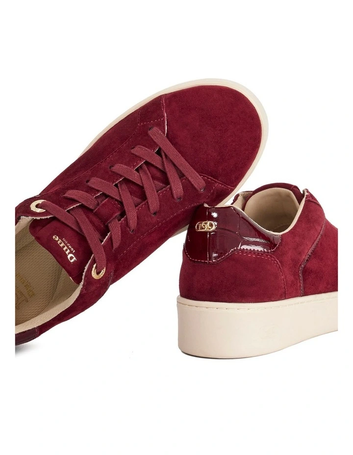 Elli Flatform Shoe In Burgundy image 6