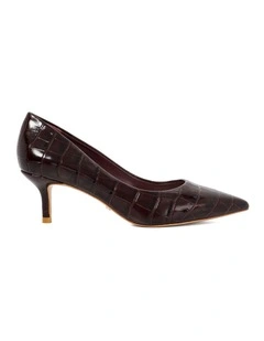 Arianna Pump in Burgundy
