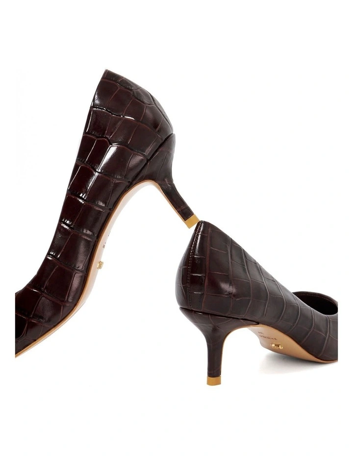 Arianna Pump in Burgundy image 5