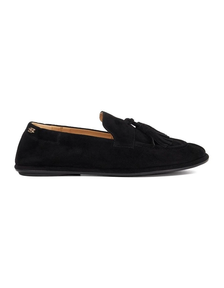 Grounding Tassel Loafer in Black image 1