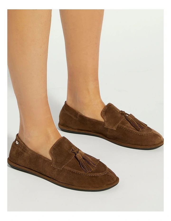 Grounding Tassel Loafer in Brown image 2