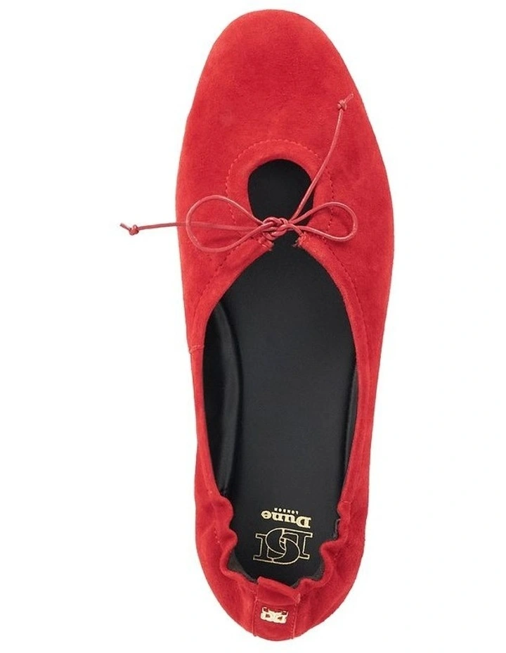 How High Vamp Ballet Flat In Red image 3