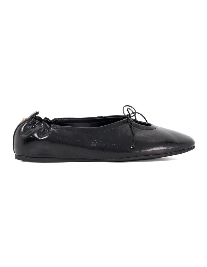 How High Vamp Ballet Flat In Black image 1
