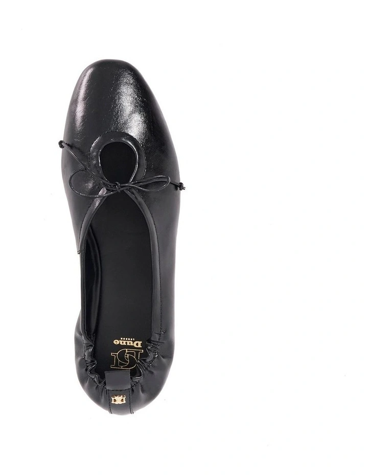 How High Vamp Ballet Flat In Black image 3