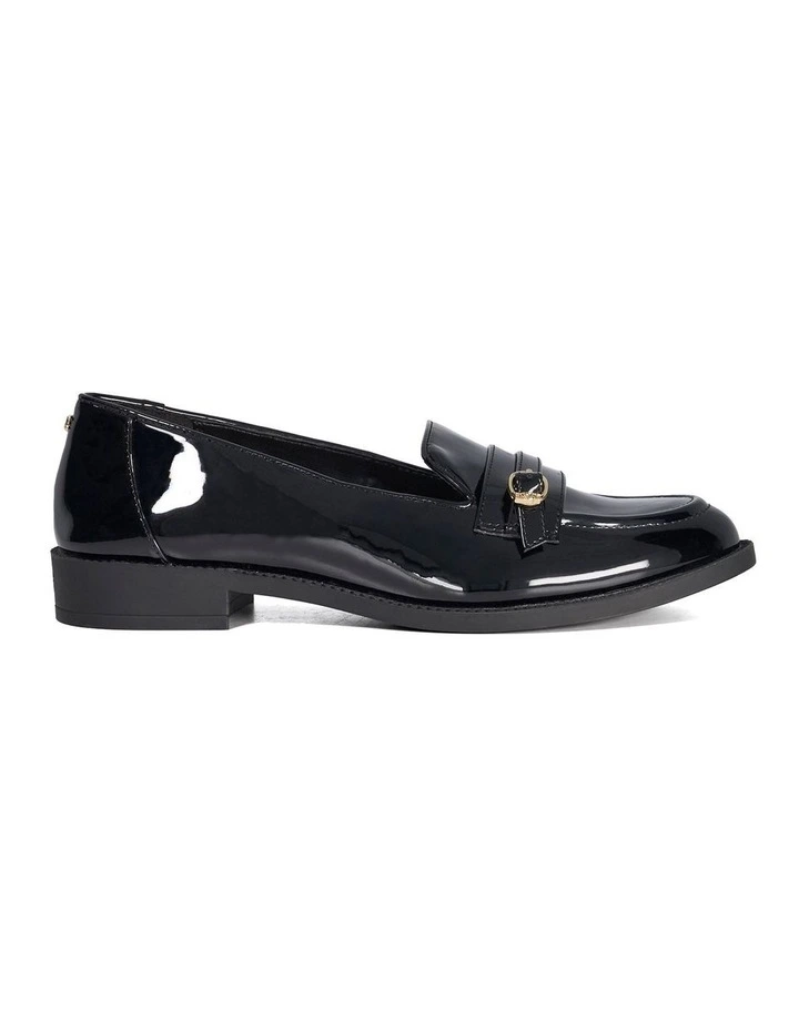 Globing Patent Loafer In Black image 1