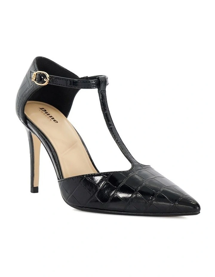 Castered Court Sandal in Black image 2