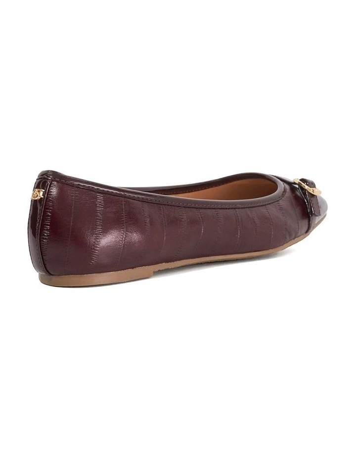 Habitats Ballet Flat in Burgundy image 4