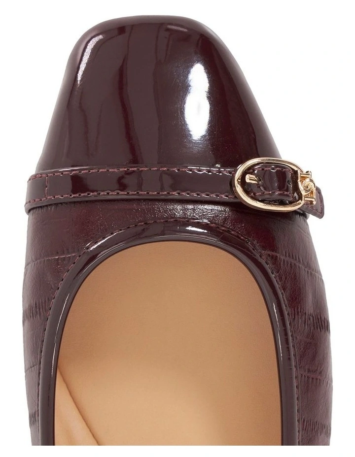 Habitats Ballet Flat in Burgundy image 5