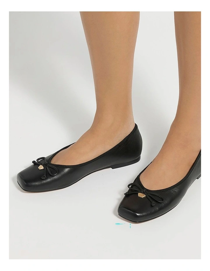 Harllowe Ballet Flat In Black image 6