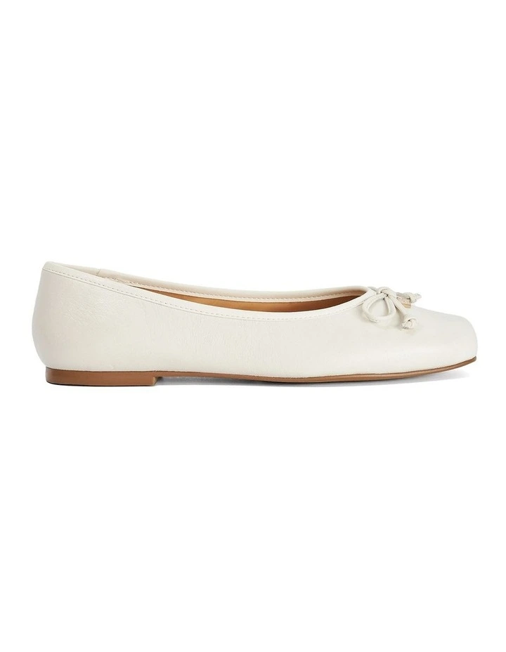 Harllowe Ballet Flat In Ecru image 1