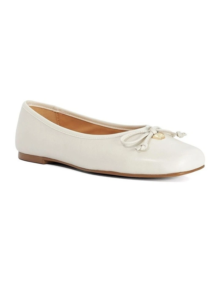 Harllowe Ballet Flat In Ecru image 2