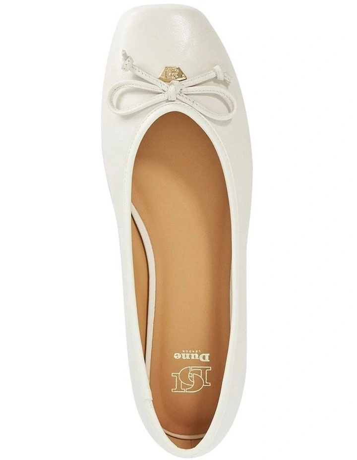 Harllowe Ballet Flat In Ecru image 3