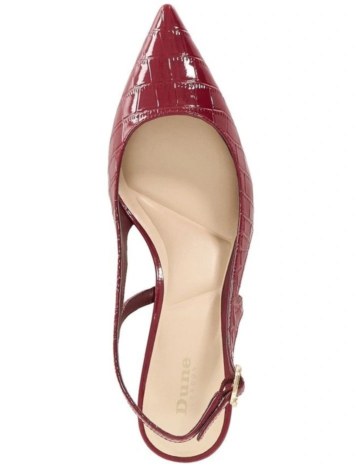 Cyan Slingback In Burgundy image 3