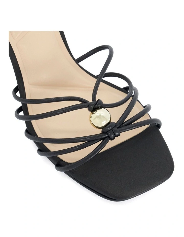 Mikonos Heel in Black image 5