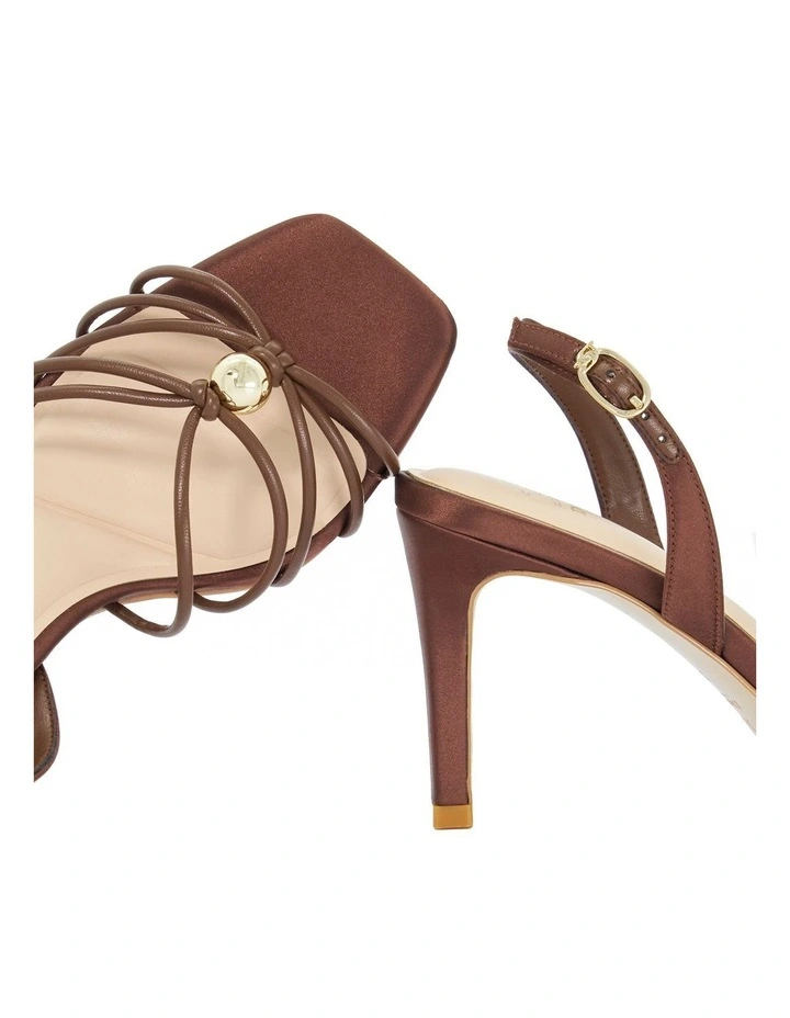 Mikonos Heel in Brown image 5