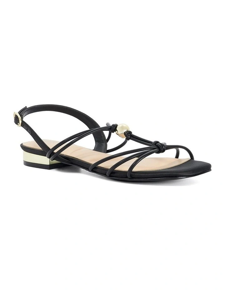 Nassau Sandal in Black image 2