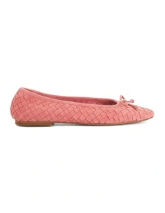Heat Ballet Flat In Red