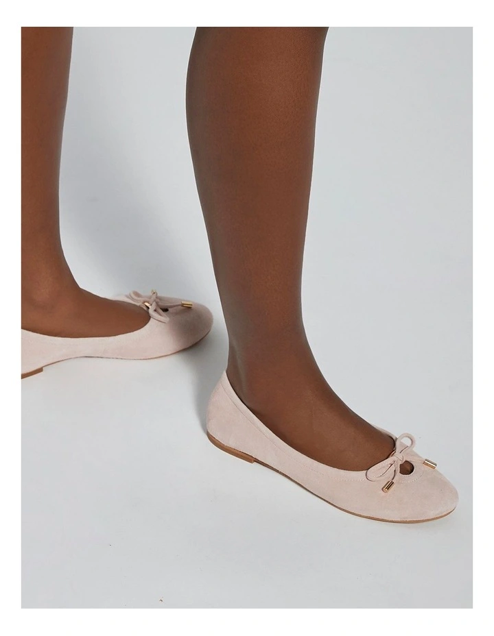 Hali Ballet Flat In Blush image 2