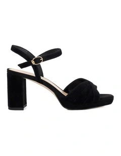 Malene Heel In Black Suede