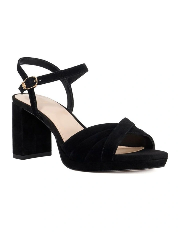 Malene Heel In Black Suede image 2