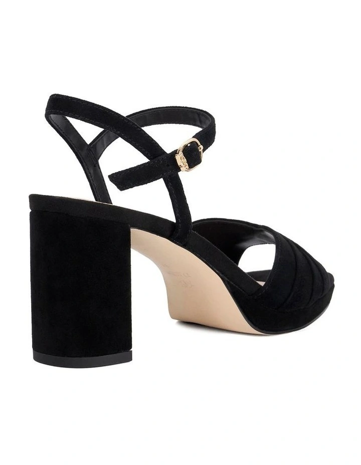 Malene Heel In Black Suede image 4
