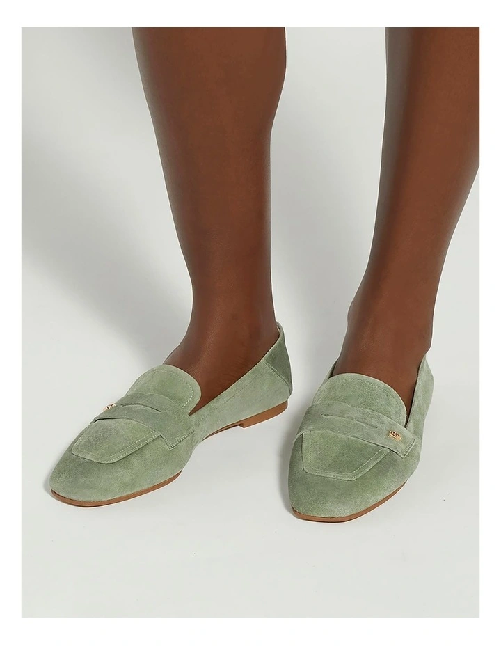 Glances Loafer In Green image 2