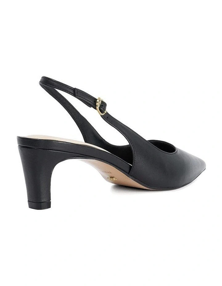 Connection Slingback In Black image 4